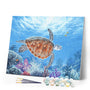 Paint by numbers Turtle Figured'Art new arrivals, advanced, animals, turtles
