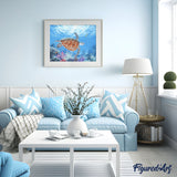 Paint by numbers Turtle Figured'Art new arrivals, advanced, animals, turtles