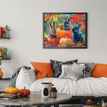 Load image into Gallery viewer, Paint by numbers Trio of Rabbits Figured'Art new arrivals, intermediate, animals, rabbits