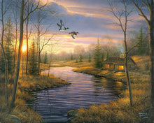 Load image into Gallery viewer, Paint by numbers Country house at dusk Figured'Art new arrivals, advanced, landscapes