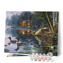Load image into Gallery viewer, Paint by numbers Chalet Life Figured'Art new arrivals, advanced, animals, birds, ducks