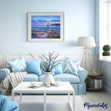 Paint by numbers Beach View Figured'Art new arrivals, intermediate, landscapes