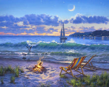 Load image into Gallery viewer, Paint by numbers Beach View Figured'Art new arrivals, intermediate, landscapes