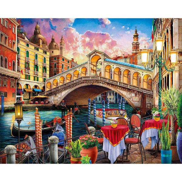 Paint by numbers Rialto Bridge Figured'Art new arrivals, intermediate, cities