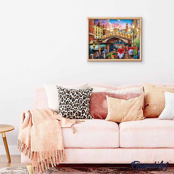 Paint by numbers Rialto Bridge Figured'Art new arrivals, intermediate, cities