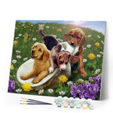 Paint by numbers | Games with friends | animals dogs flowers intermediate new arrivals | Figured'Art