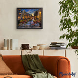 Paint by numbers | View of Amsterdam canal | advanced new arrivals landscapes cities | Figured'Art