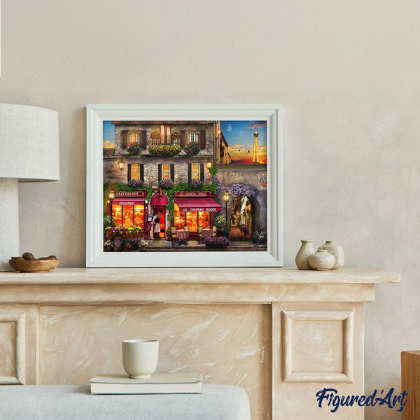 Paint by numbers | Chapeau rouge restaurant | advanced new arrivals landscapes cities | Figured'Art