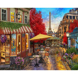 Paint by numbers | Terrace in Paris | intermediate new arrivals landscapes cities | Figured'Art