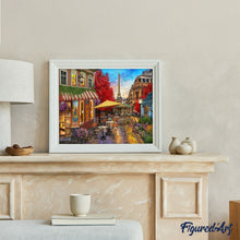 Load image into Gallery viewer, Paint by numbers | Terrace in Paris | intermediate new arrivals landscapes cities | Figured'Art