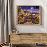 Paint by numbers | Notre-Dame and Eiffel Tower at night | advanced new arrivals landscapes cities | Figured'Art