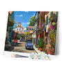 Paint by numbers | Alley and vintage car | intermediate new arrivals landscapes cities | Figured'Art