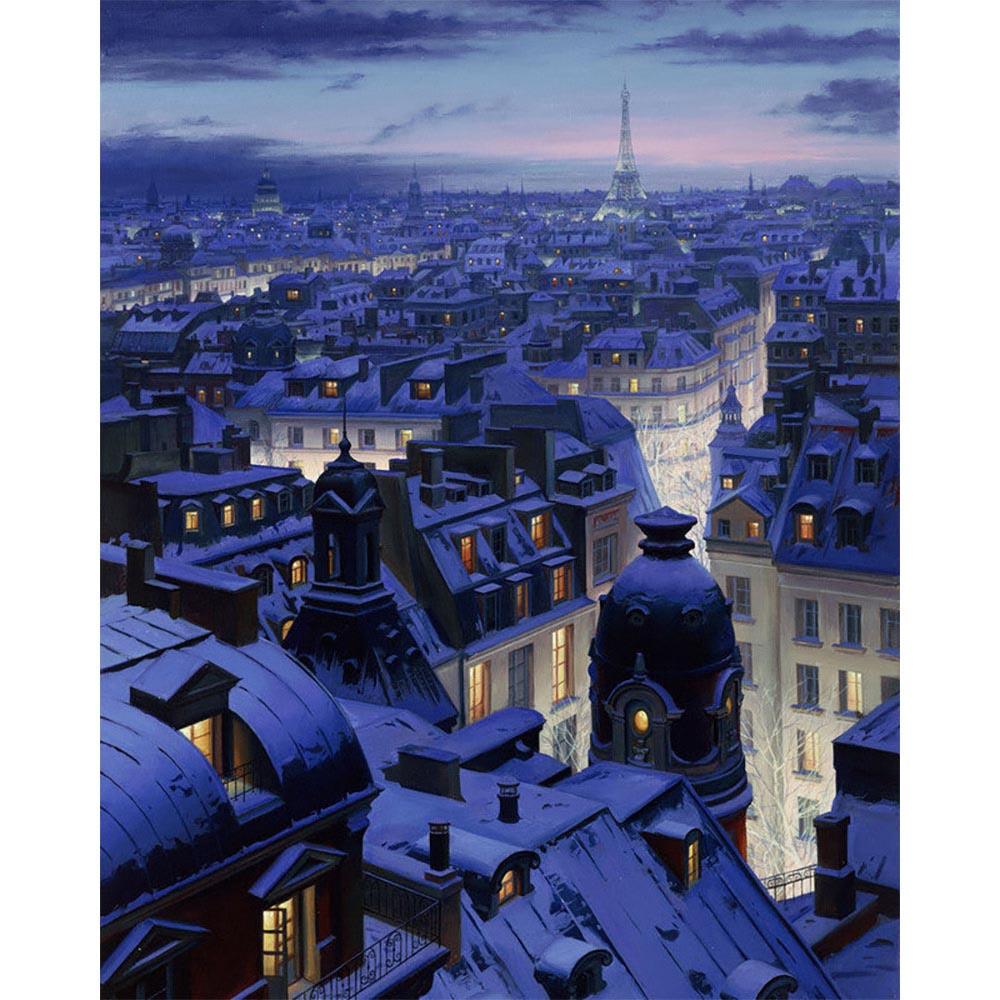 Paint by numbers | Paris Roofs | intermediate new arrivals landscapes cities | Figured'Art