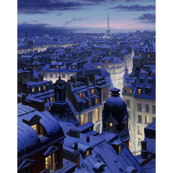 Paint by numbers | Paris Roofs | intermediate new arrivals landscapes cities | Figured'Art