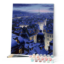 Load image into Gallery viewer, Paint by numbers | Paris Roofs | intermediate new arrivals landscapes cities | Figured'Art
