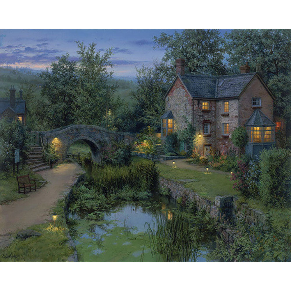 Paint by numbers | Luminous Haven of peace | intermediate new arrivals landscapes | Figured'Art