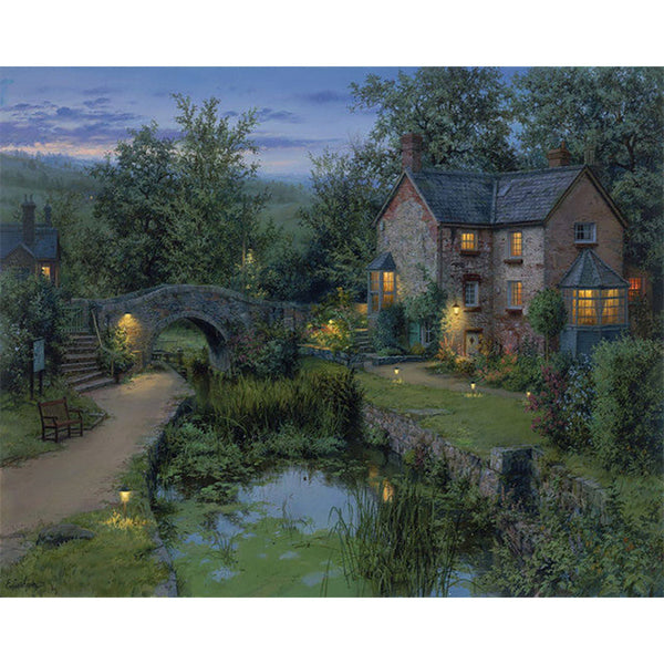 Paint by numbers | Luminous Haven of peace | intermediate new arrivals landscapes | Figured'Art