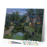 Paint by numbers | Luminous Haven of peace | intermediate new arrivals landscapes | Figured'Art