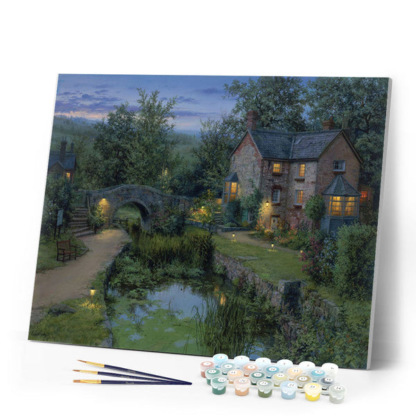 Paint by numbers | Luminous Haven of peace | intermediate new arrivals landscapes | Figured'Art