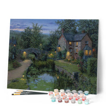 Load image into Gallery viewer, Paint by numbers | Luminous Haven of peace | intermediate new arrivals landscapes | Figured'Art