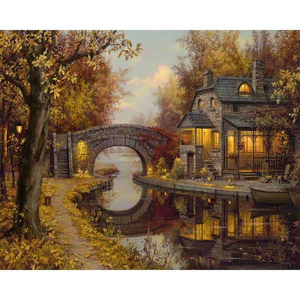 Paint by numbers | Retirement and tranquility | advanced new arrivals landscapes cities | Figured'Art