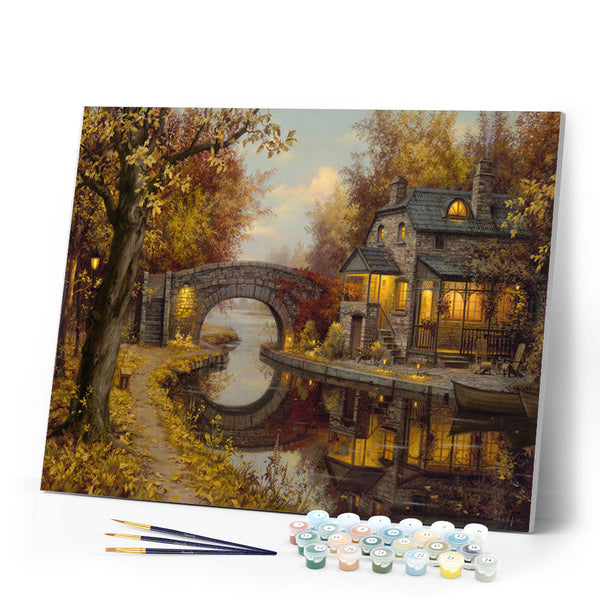 Paint by numbers | Retirement and tranquility | advanced new arrivals landscapes cities | Figured'Art