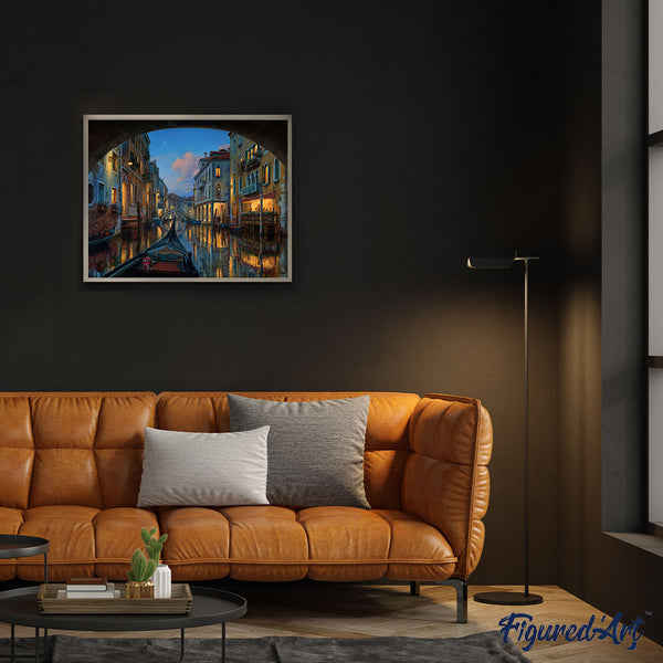 Paint by numbers | Visit of the Venice Canal | ships and boats intermediate new arrivals landscapes cities | Figured'Art