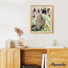 Load image into Gallery viewer, Paint by numbers | Discovery of butterflies | animals cats flowers intermediate new arrivals butterflies | Figured'Art