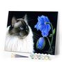 Paint by numbers | Face to face Flowers | animals cats easy flowers new arrivals | Figured'Art