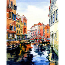 Load image into Gallery viewer, Paint by numbers | Venice watercolor | intermediate new arrivals landscapes cities | Figured&#39;Art