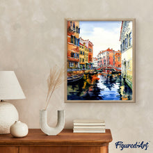 Load image into Gallery viewer, Paint by numbers | Venice watercolor | intermediate new arrivals landscapes cities | Figured&#39;Art