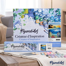 Load image into Gallery viewer, Paint by numbers | Dolphins in the lagoon | animals dolphins intermediate new arrivals landscapes fish | Figured'Art