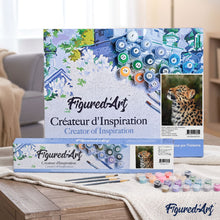 Load image into Gallery viewer, Paint by numbers | Curious leopard | animals intermediate leopards new arrivals | Figured'Art