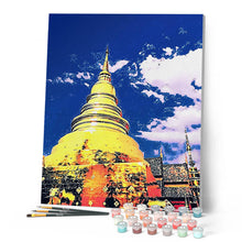 Load image into Gallery viewer, Paint by numbers | Chiangmai Temple | intermediate new arrivals landscapes cities | Figured'Art
