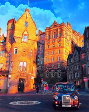 Load image into Gallery viewer, Paint by numbers | Rue Edinburgh | intermediate new arrivals landscapes cities cars and motos | Figured'Art