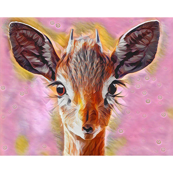 Paint by numbers | Cute doe | animals intermediate new arrivals deer | Figured'Art