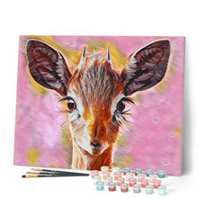 Load image into Gallery viewer, Paint by numbers | Cute doe | animals intermediate new arrivals deer | Figured'Art