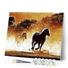 Load image into Gallery viewer, Paint by numbers | Horses in action | animals horses easy new arrivals landscapes | Figured&#39;Art