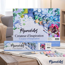 Load image into Gallery viewer, Paint by numbers | Mardigras Cat | animals cats flowers intermediate new arrivals | Figured'Art