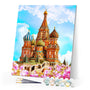 Paint by numbers | St Basil Cathedral | intermediate new arrivals landscapes cities | Figured'Art