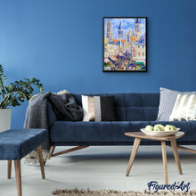 Load image into Gallery viewer, Paint by numbers | Rue de l'Epicerie Rouen - Camille Pissarro | advanced new arrivals reproduction cities | Figured'Art
