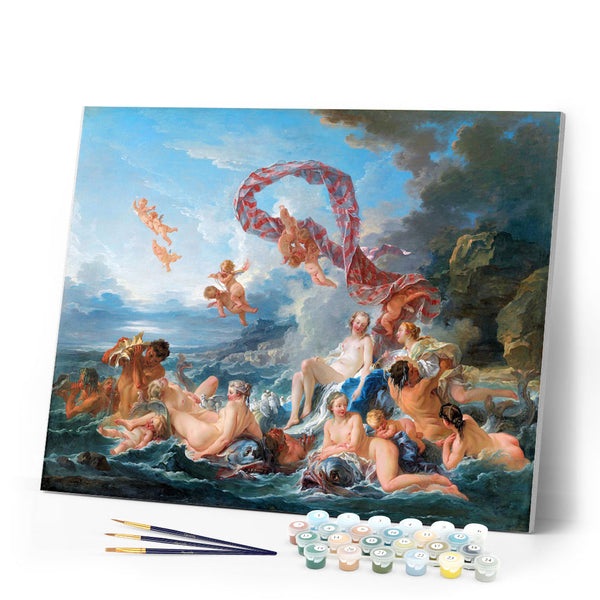 Paint by numbers | The triumph of Venus - Francois Boucher | intermediate new arrivals reproduction | Figured'Art
