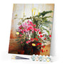 Paint by numbers | Side of a Greenhouse - George Cochran Lambdin | flowers intermediate new arrivals reproduction | Figured'Art