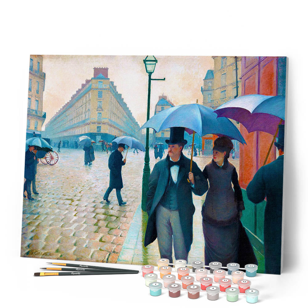 Paris street Rainy Day - Gustave Caillebotte – Figured'Art