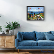 Load image into Gallery viewer, Paint by numbers | Terrace at Sainte-Addresse - Monet | intermediate new arrivals landscapes reproduction | Figured'Art