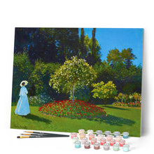 Load image into Gallery viewer, Paint by numbers | The Lady in the Garden of Saint-Address - Monet | intermediate new arrivals landscapes reproduction | Figured'Art