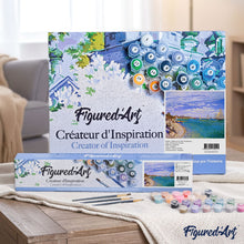 Load image into Gallery viewer, Paint by numbers | Regattas at Sainte Addresse - Monet | ships and boats intermediate new arrivals landscapes reproduction | Figured'Art
