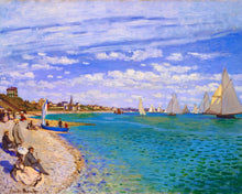 Load image into Gallery viewer, Paint by numbers | Regattas at Sainte Addresse - Monet | ships and boats intermediate new arrivals landscapes reproduction | Figured'Art