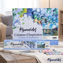 Load image into Gallery viewer, Paint by numbers | The Pont d'Argenteuil - Monet | ships and boats advanced new arrivals landscapes reproduction | Figured'Art