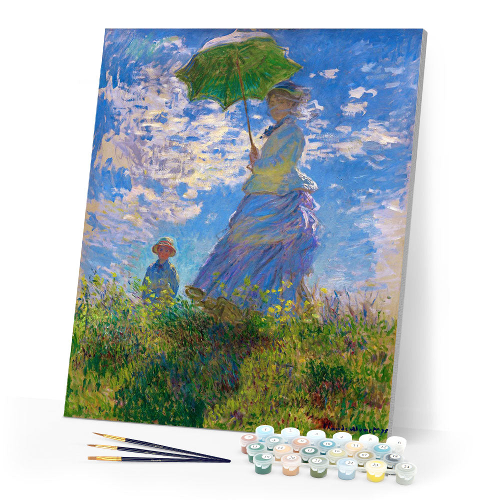 Woman with a Parasol - Monet – Figured'Art